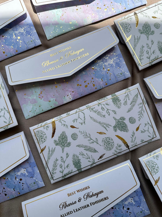 Gold Foil Premium Money Envelope I WEDDING ENVELOPE , GIFT ENVELOPE