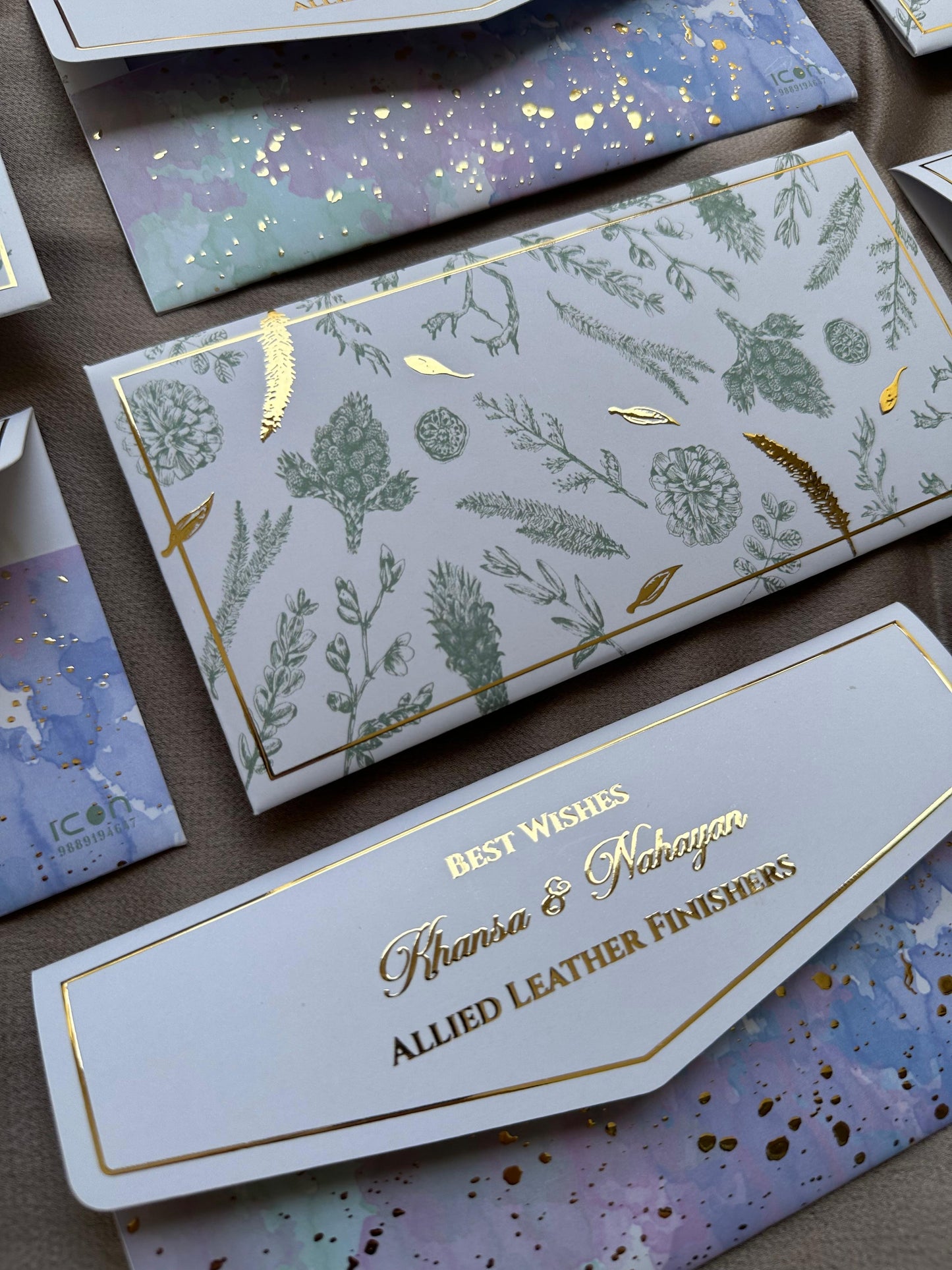 Gold Foil Premium Money Envelope I WEDDING ENVELOPE , GIFT ENVELOPE