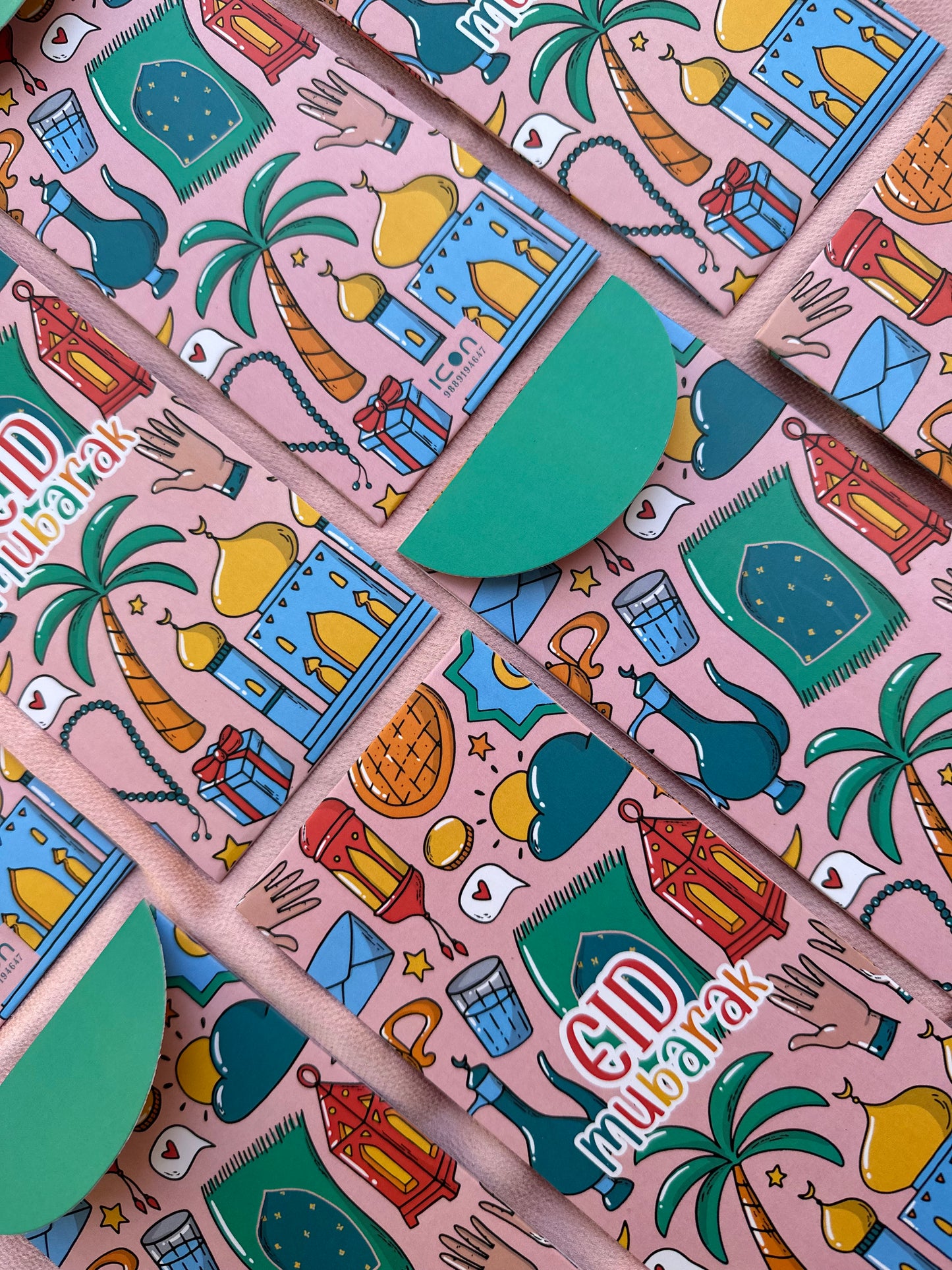 Eid Doodles- Set of Money Envelopes