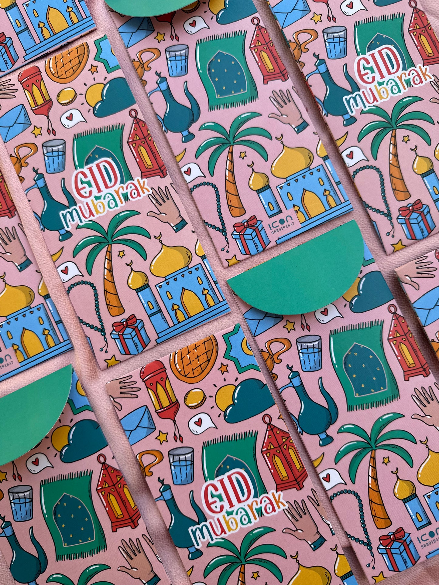 Eid Doodles- Set of Money Envelopes